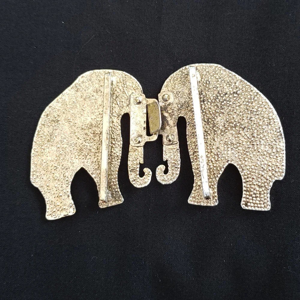 Vintage Metal Hook-clasp Belt Buckle - Picture 3 of 5